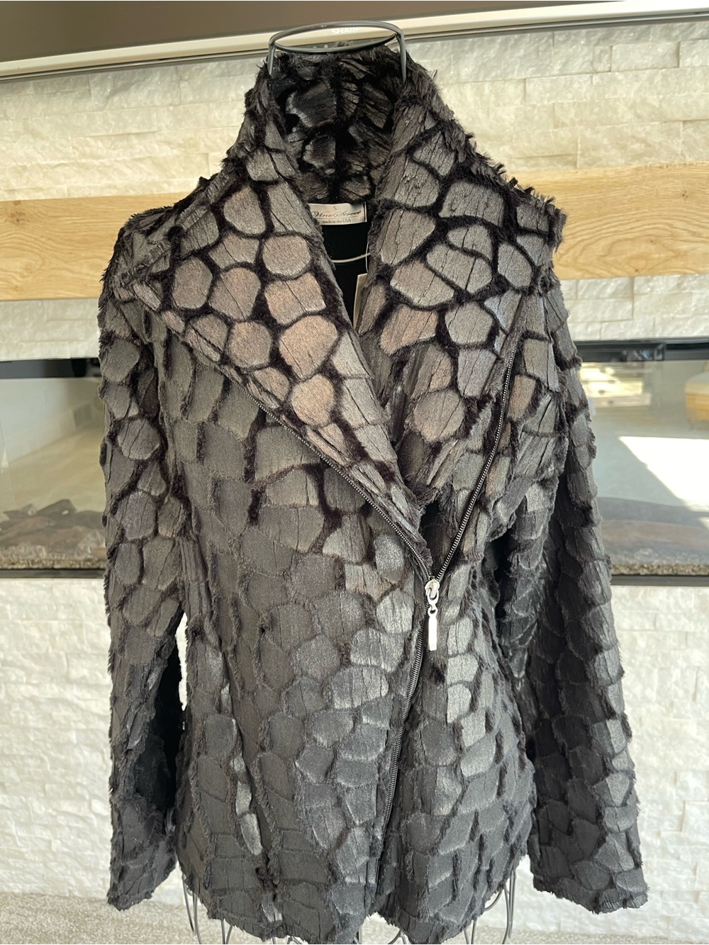 Vine Street Apparel Flawlessly Textured Zip Jacket